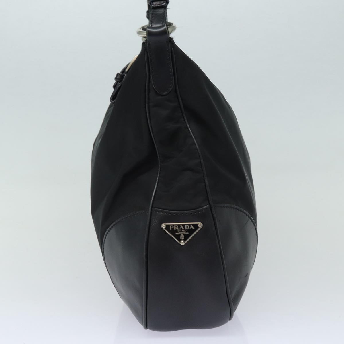 Luxury Prada Shoulder Bag Nylon Black am6640