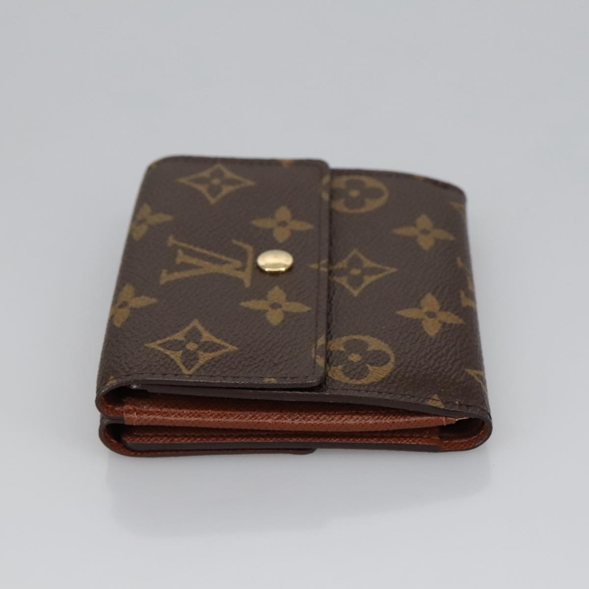LOUIS VUITTON Monogram Portefeuille Elise Trifold Wallet M61654 LV am7185