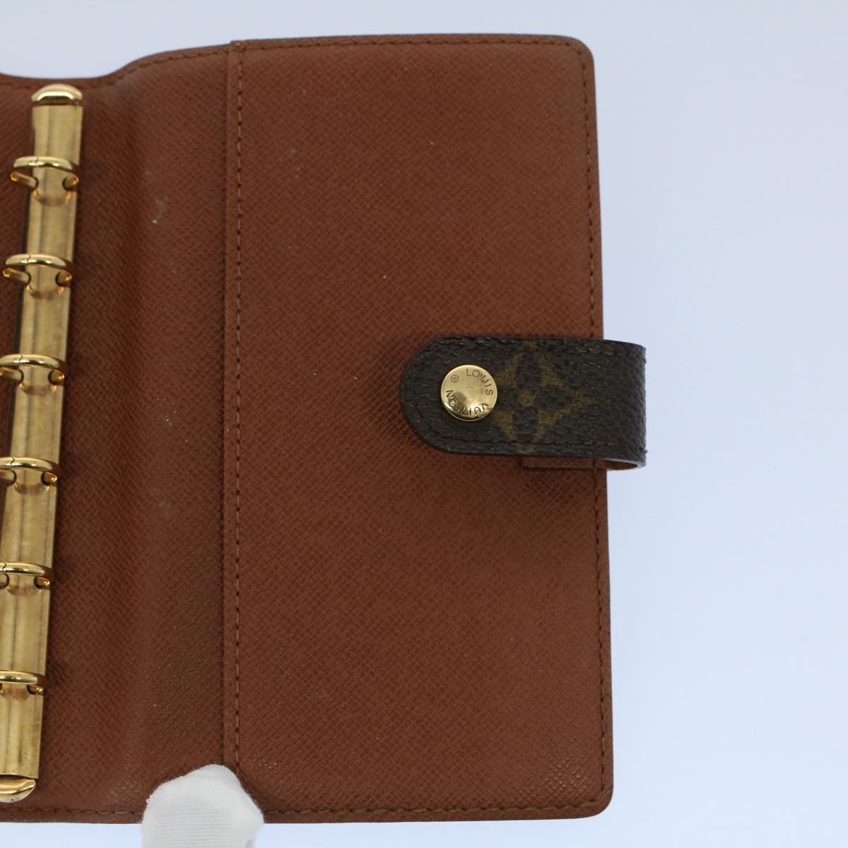 LOUIS VUITTON Monogram Agenda PM Day Planner Cover R20005 LV ar10133B