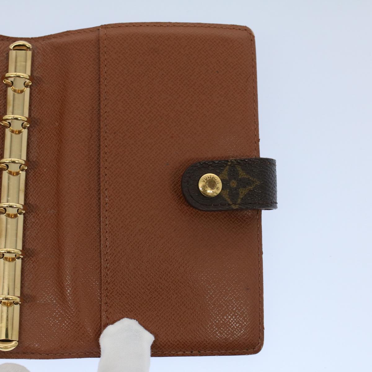 LOUIS VUITTON Monogram Agenda PM Day Planner Cover R20005 LV ar10134B