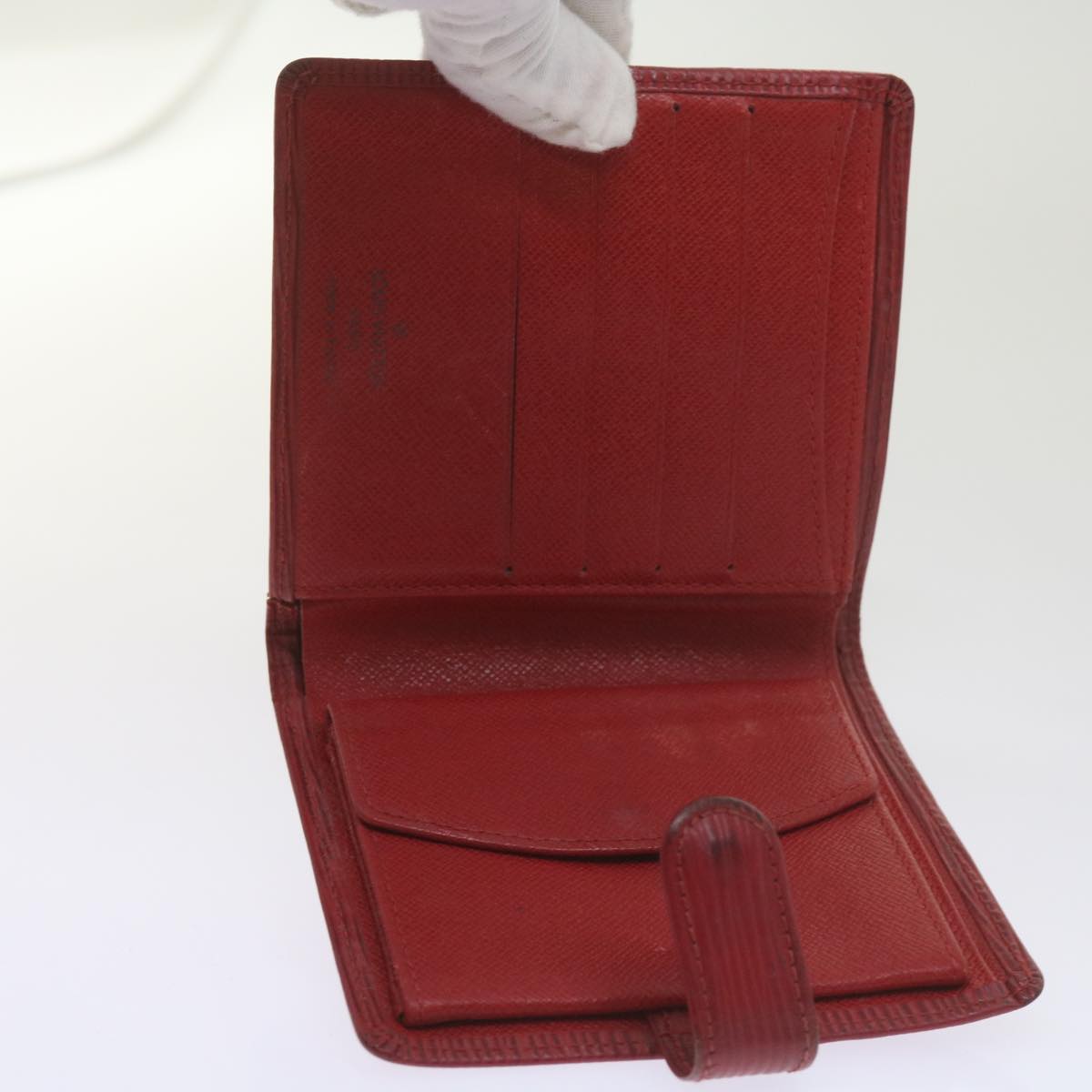 LOUIS VUITTON Epi Wallet 9Set Black Green Red LV ar10926