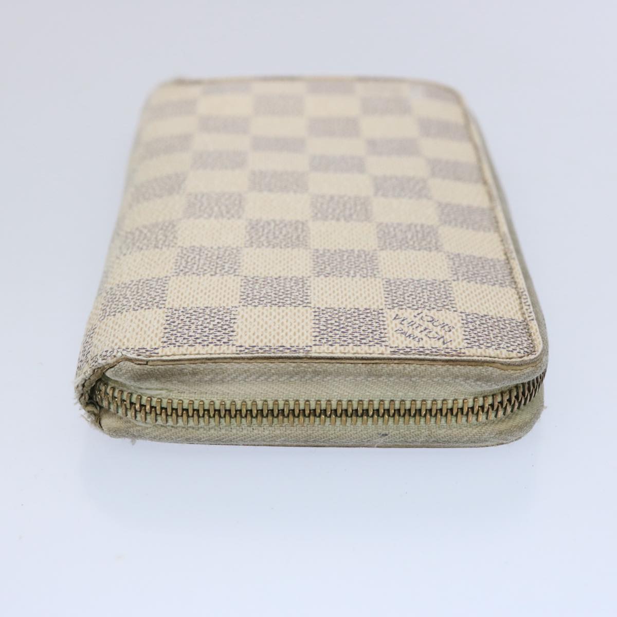 LOUIS VUITTON Damier Azur Zippy Wallet Long Wallet N63503 LV ar11113