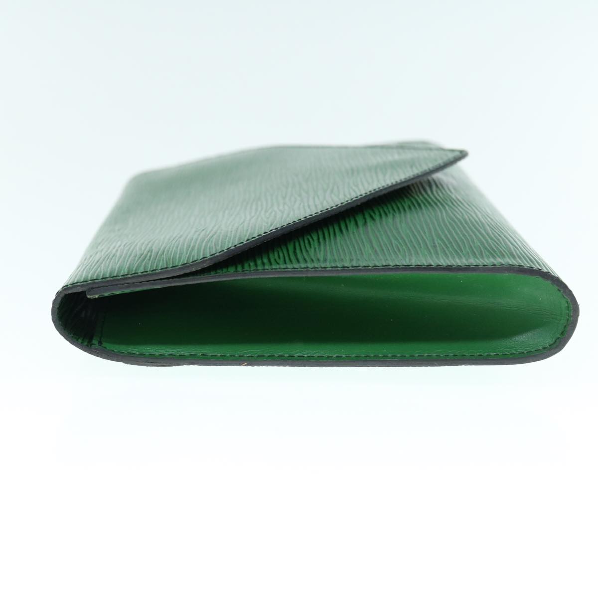 LOUIS VUITTON Epi Art Deco Clutch Bag Green M52634 LV ar11219