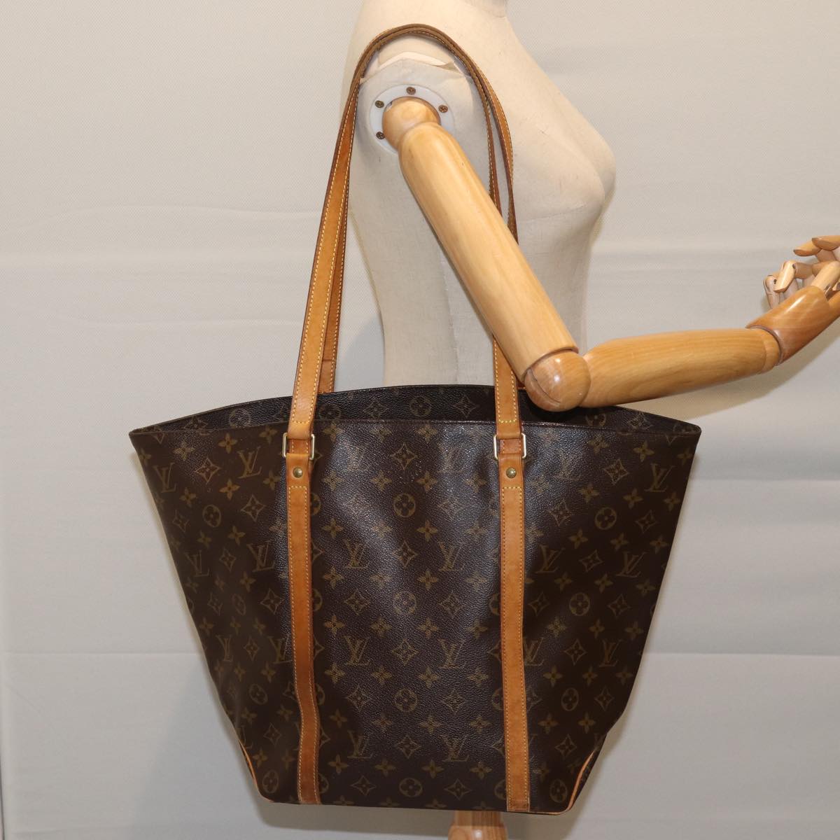 LOUIS VUITTON Monogram Sac Shopping Tote Bag M51108 LV ar11627B