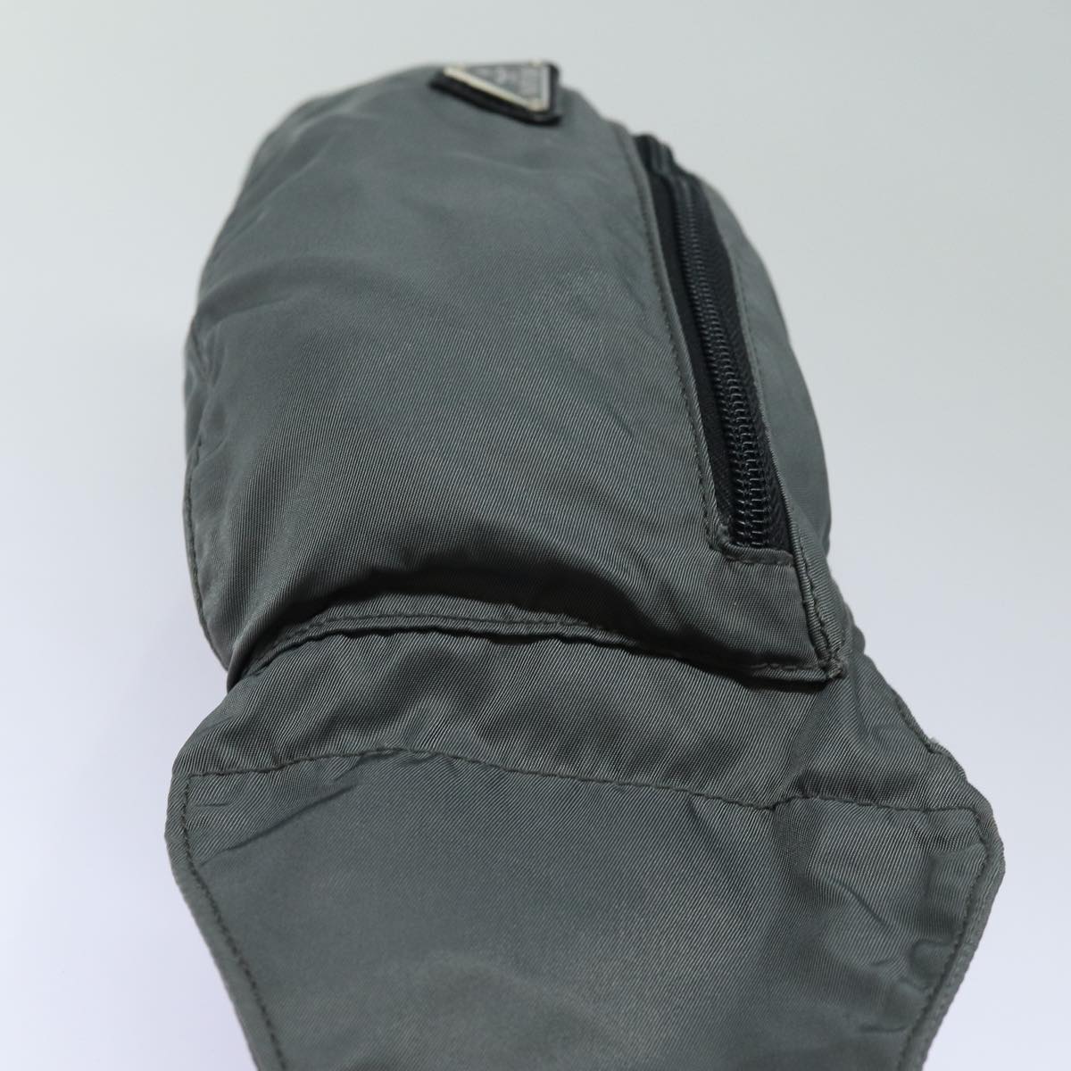 Luxury Prada Waist bag Nylon Gray ar12207