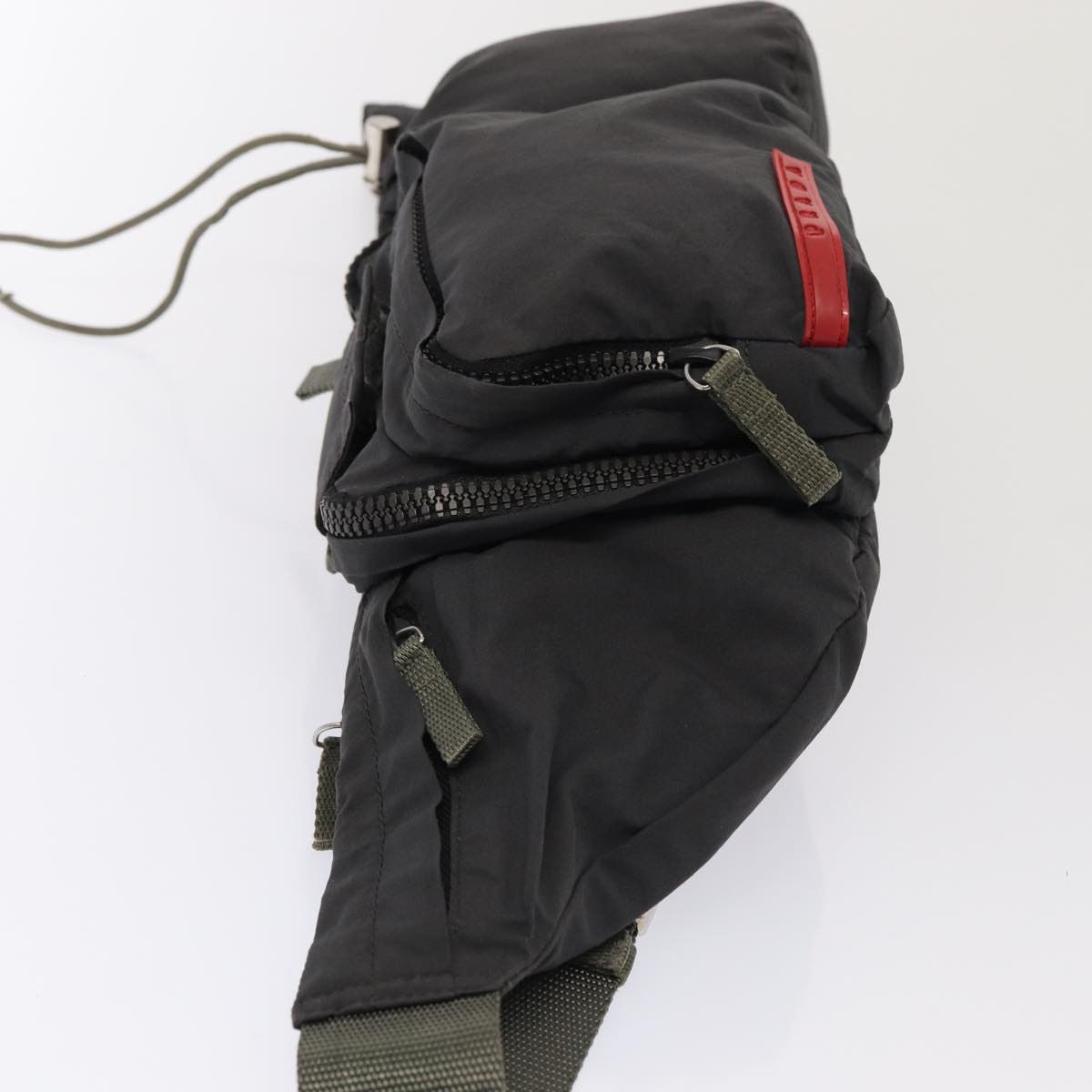 Luxury Prada Sports Waist bag Nylon Gray ar12260