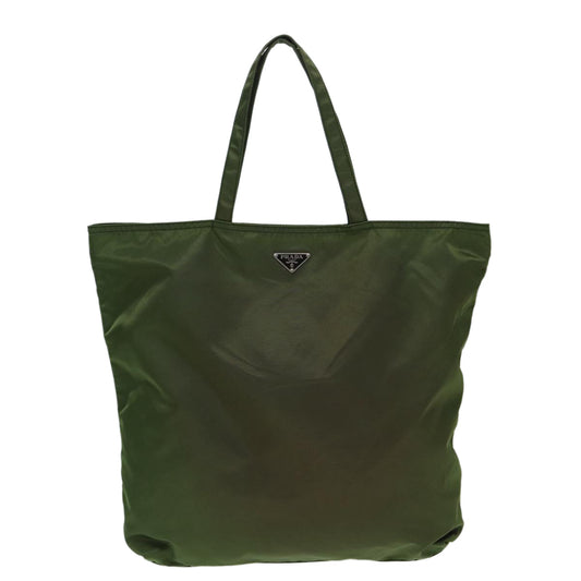 Luxury Prada Tote Bag Nylon Khaki ar12264