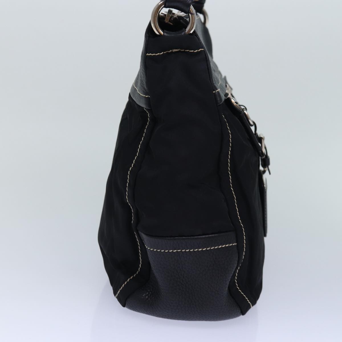 Luxury Prada Shoulder Bag Nylon Black ar12277