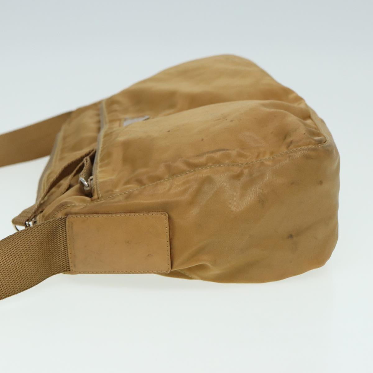 Luxury Prada Shoulder Bag Nylon Beige ar12305