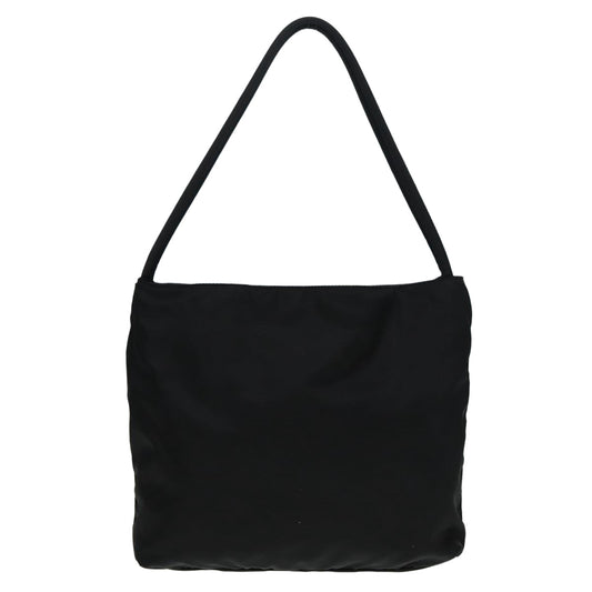 Luxury Prada Tote Bag Nylon Black Silver ar12341