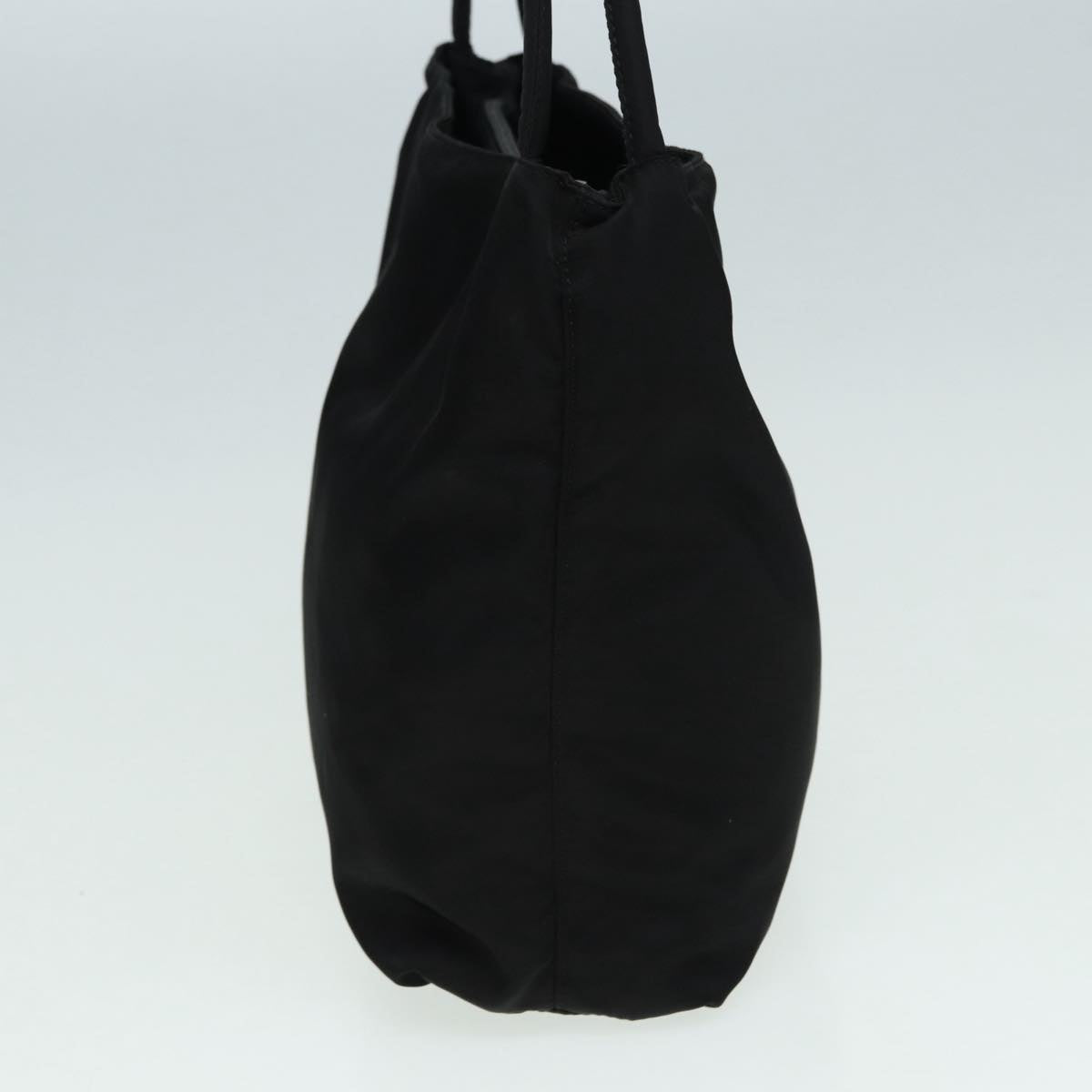Luxury Prada Tote Bag Nylon Black Silver ar12341