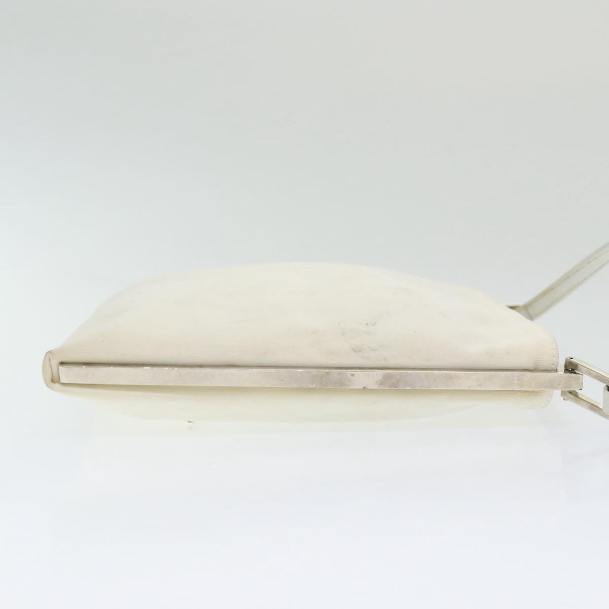 Luxury Fendi Shoulder Bag Nylon White Silverar12395