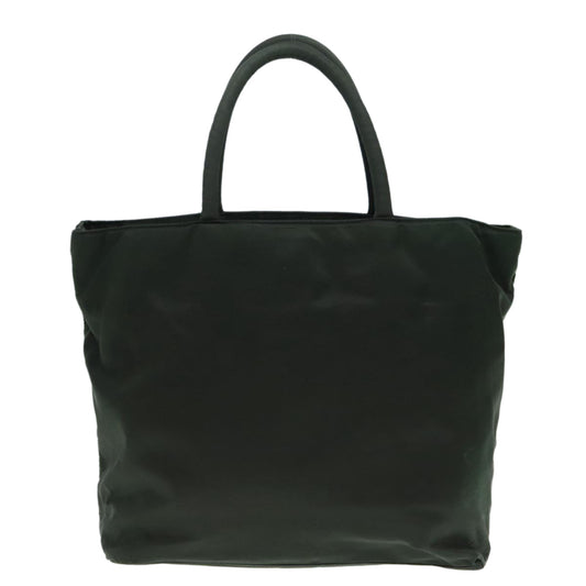 Luxury Prada Hand Bag Nylon Green Silver ar12551