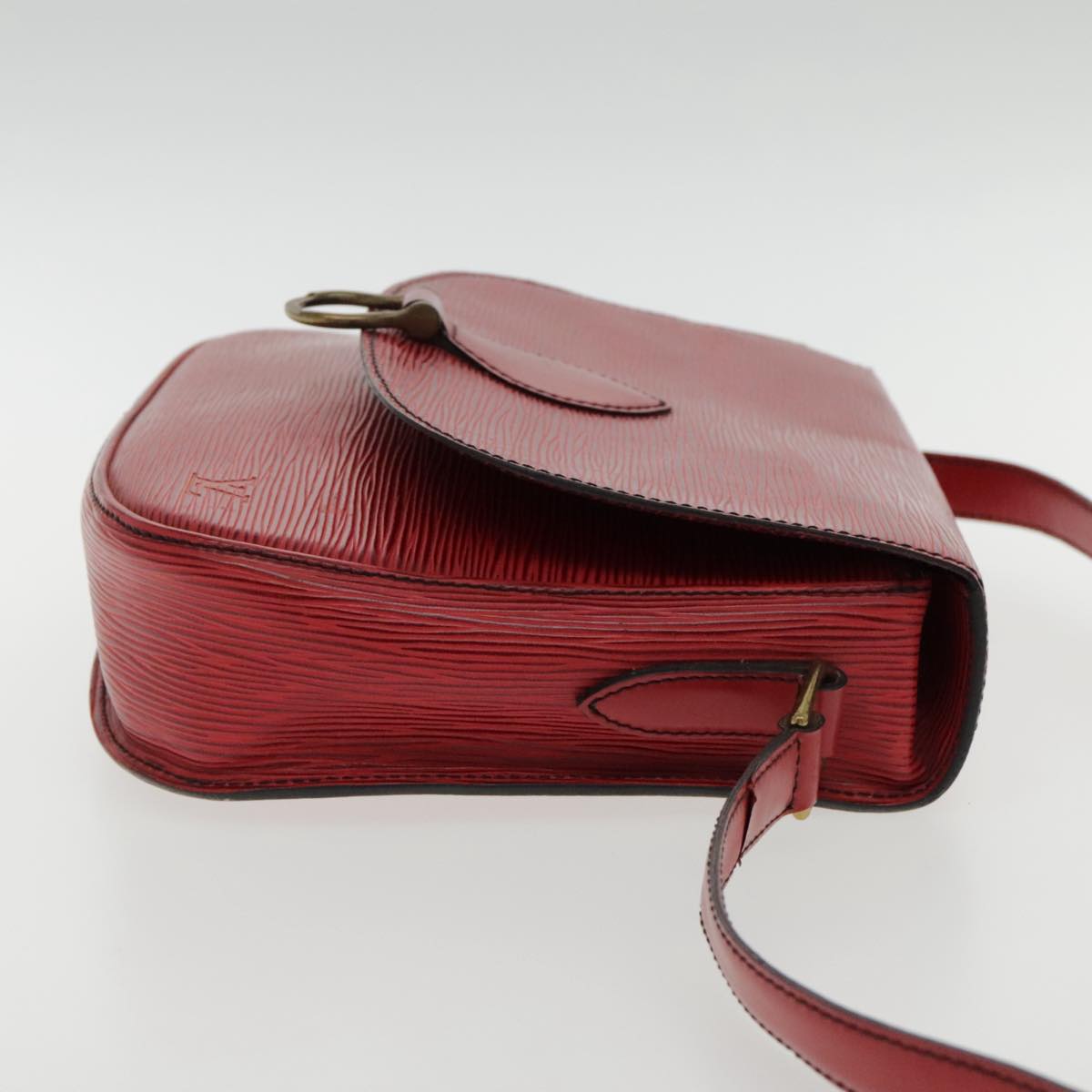 LOUIS VUITTON Epi Saint Cloud GM Shoulder Bag Red M52197 LV ar12586