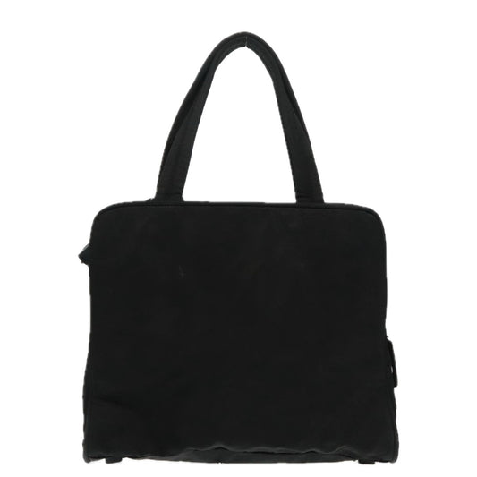 Luxury Prada Hand Bag Nylon Black Silver ar12668