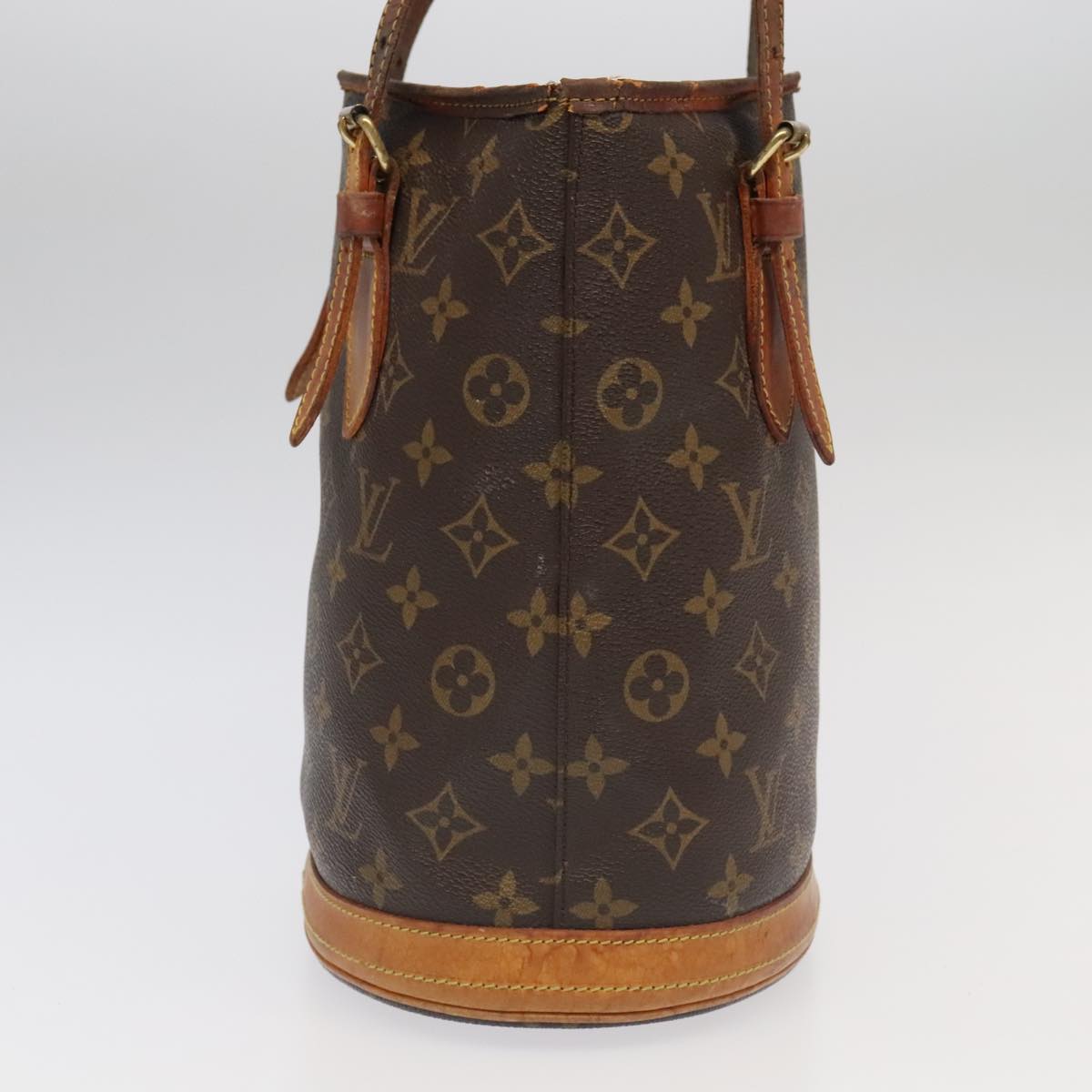 LOUIS VUITTON Monogram Bucket PM Shoulder Bag M42238 LV ar12801