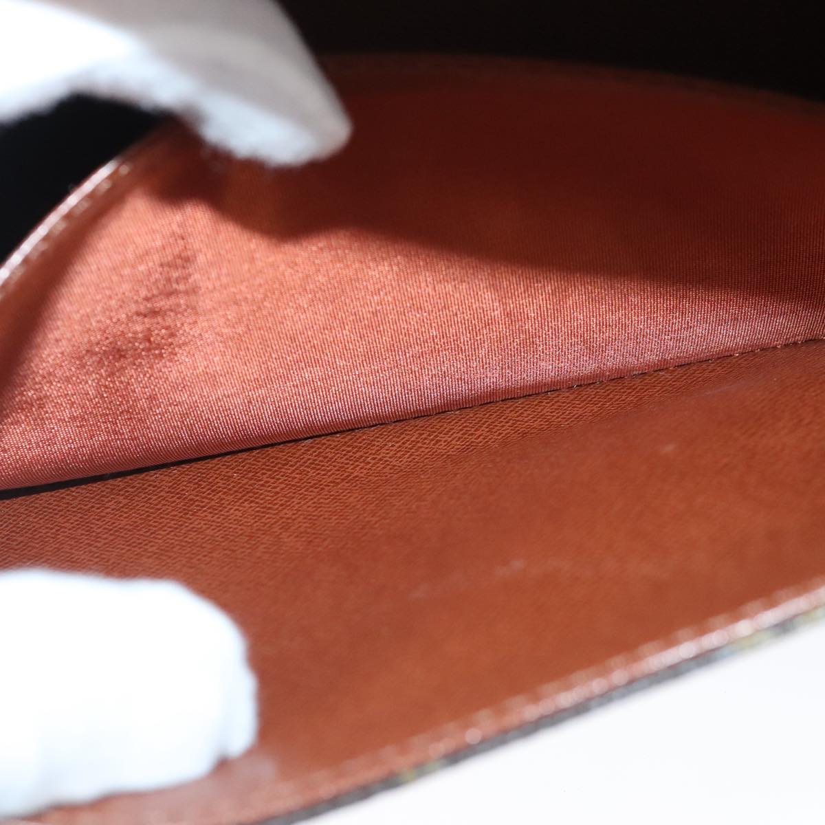 LOUIS VUITTON Monogram Pochette Dam GM Clutch Bag M51810 LV ar12852