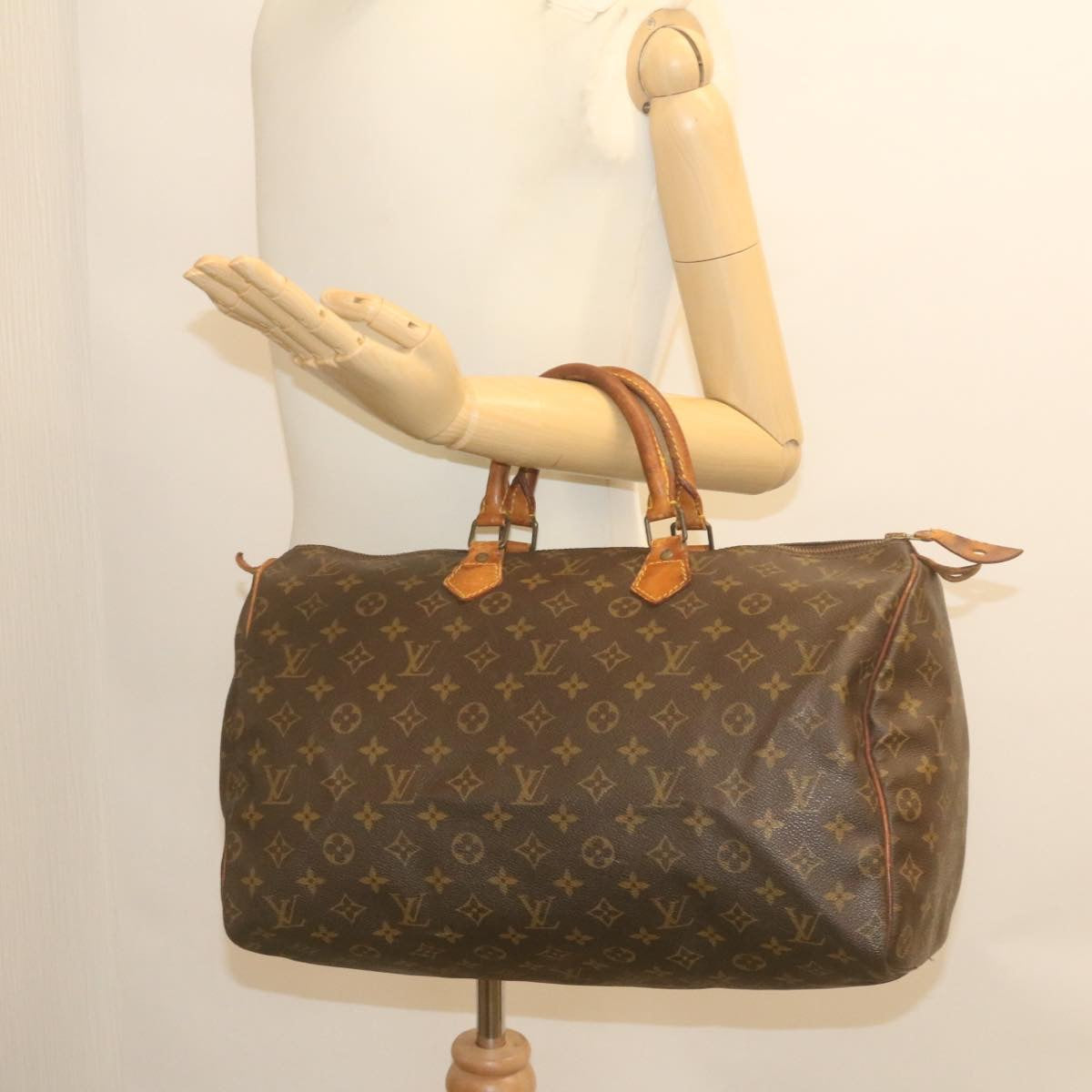 LOUIS VUITTON Monogram Speedy 40 Hand Bag M41522 LV ar6595