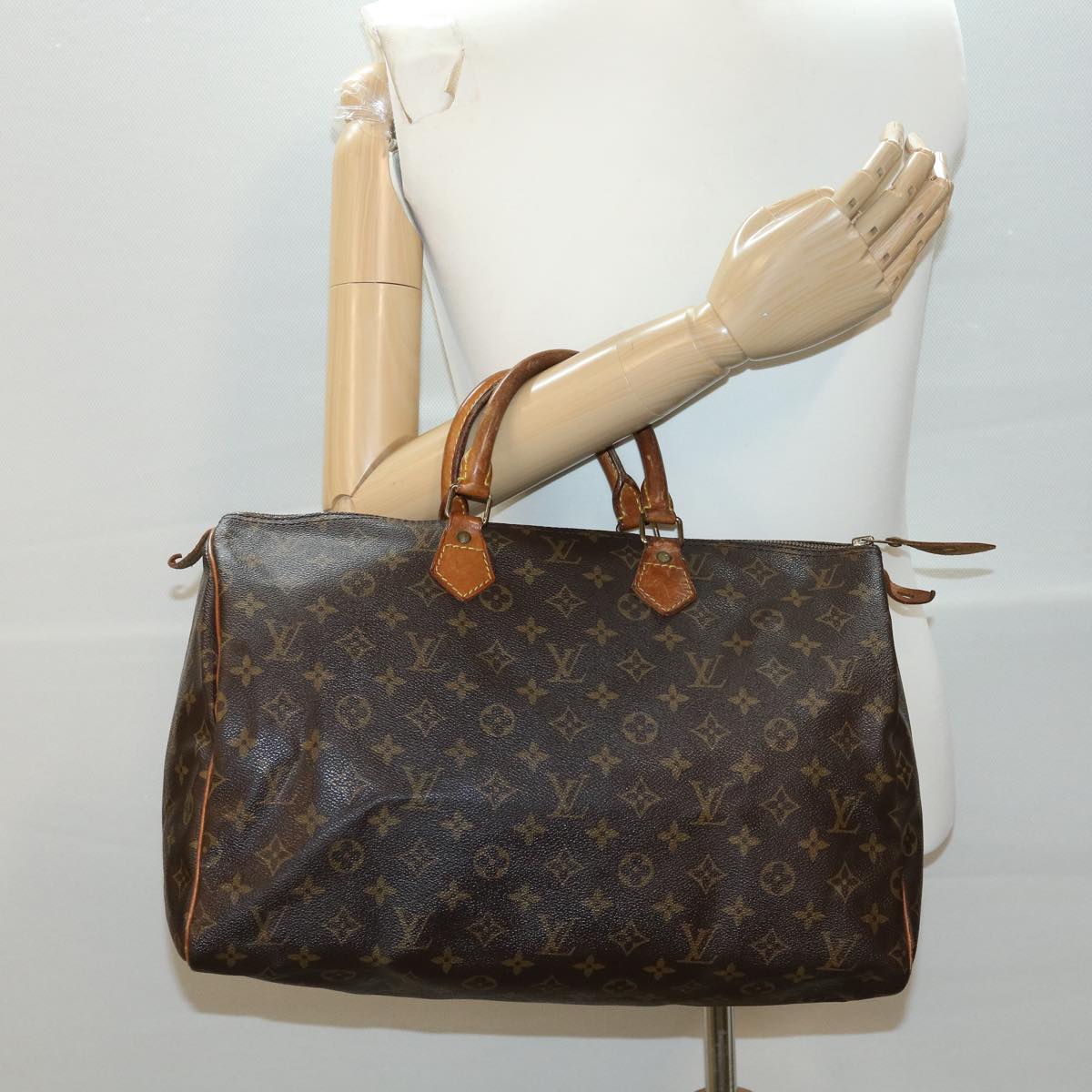 LOUIS VUITTON Monogram Speedy 40 Hand Bag M41522 LV ar8067B