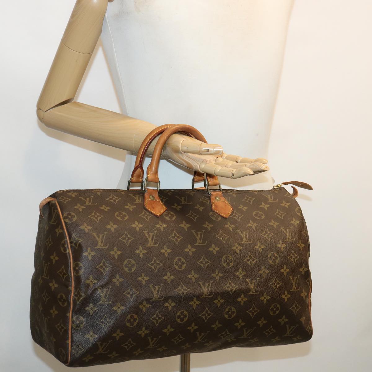 LOUIS VUITTON Monogram Speedy 40 Hand Bag M41522 LV ar8287