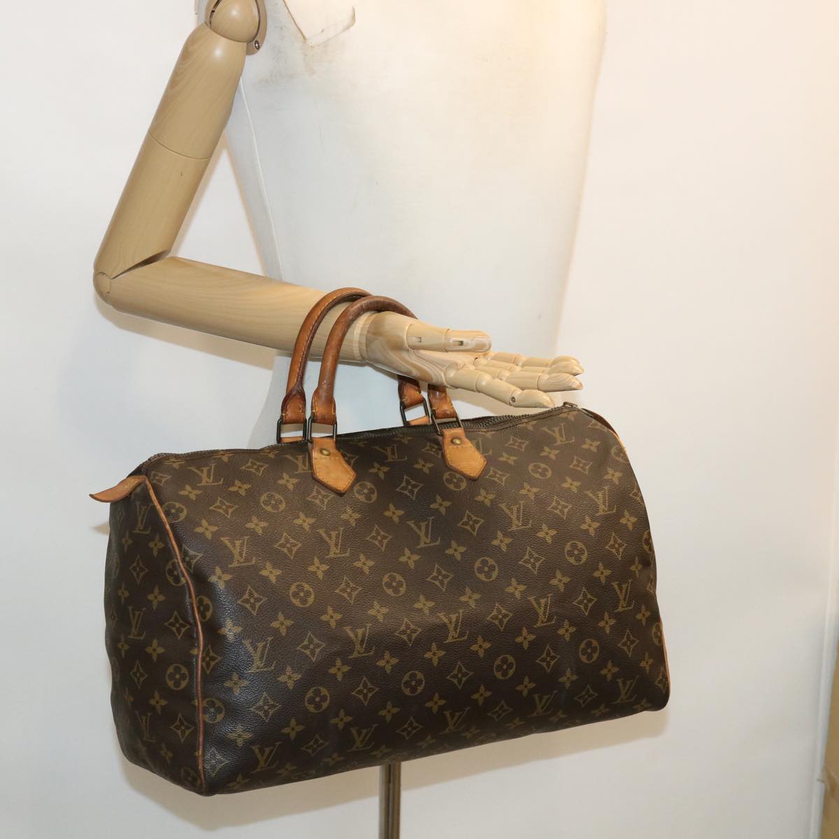 LOUIS VUITTON Monogram Speedy 40 Hand Bag M41522 LV ar8289