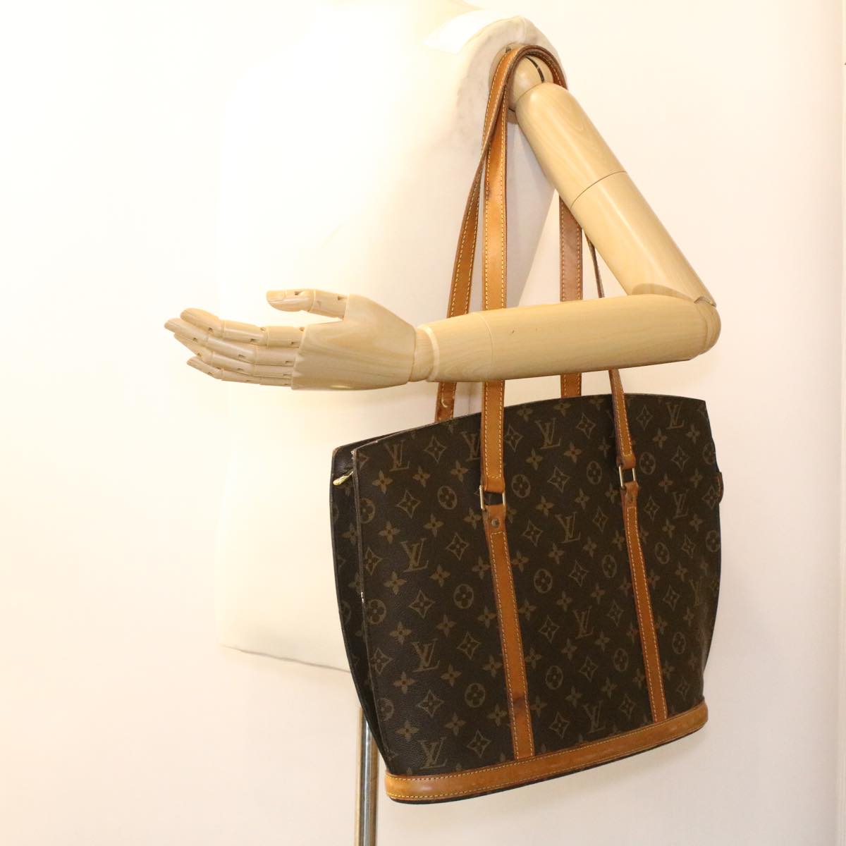 LOUIS VUITTON Monogram Babylone Tote Bag M51102 LV ar8443
