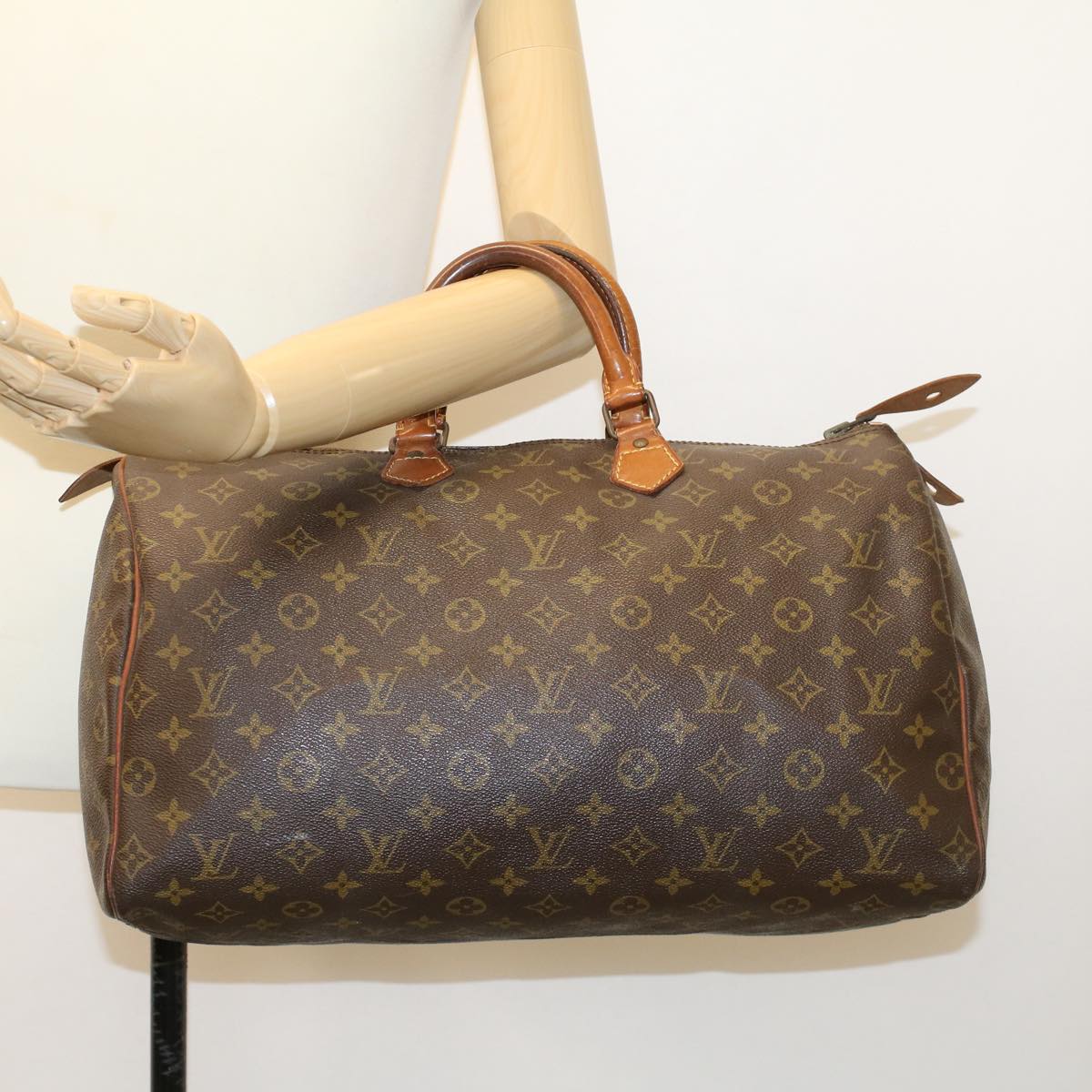 LOUIS VUITTON Monogram Speedy 40 Hand Bag Vintage M41522 LV ar9755