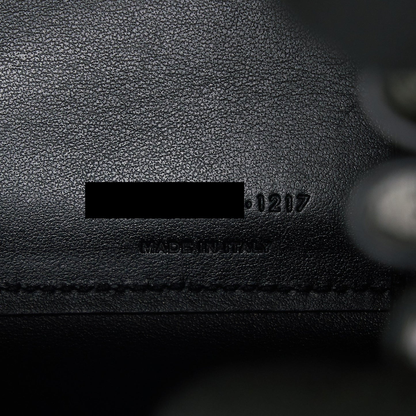 Saint Laurent Sac De Jour nano in croc Embossed calfskin black SHW