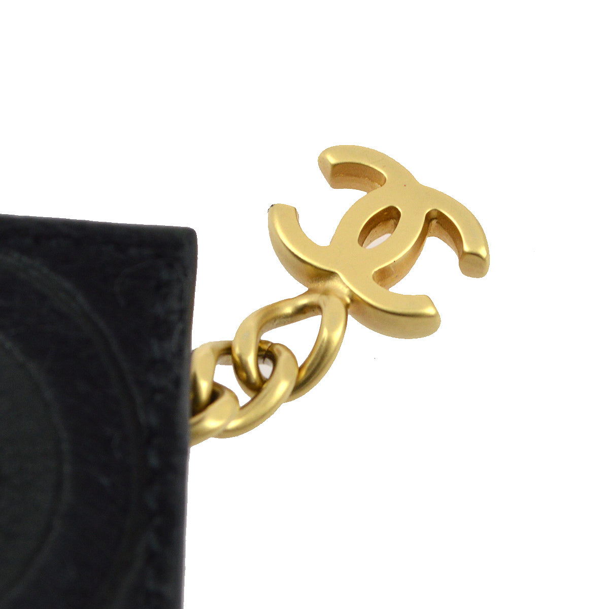 Luxury Chanel Black Pony Hair COCO Pouch Bag