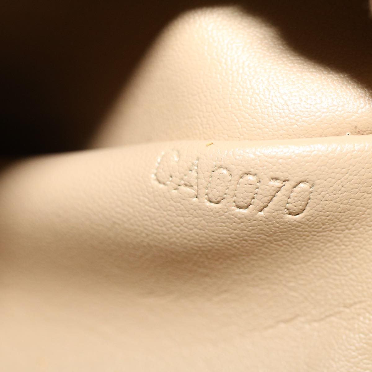 LOUIS VUITTON Monogram Vernis Thompson Street Bag Beige M91301 LV B263