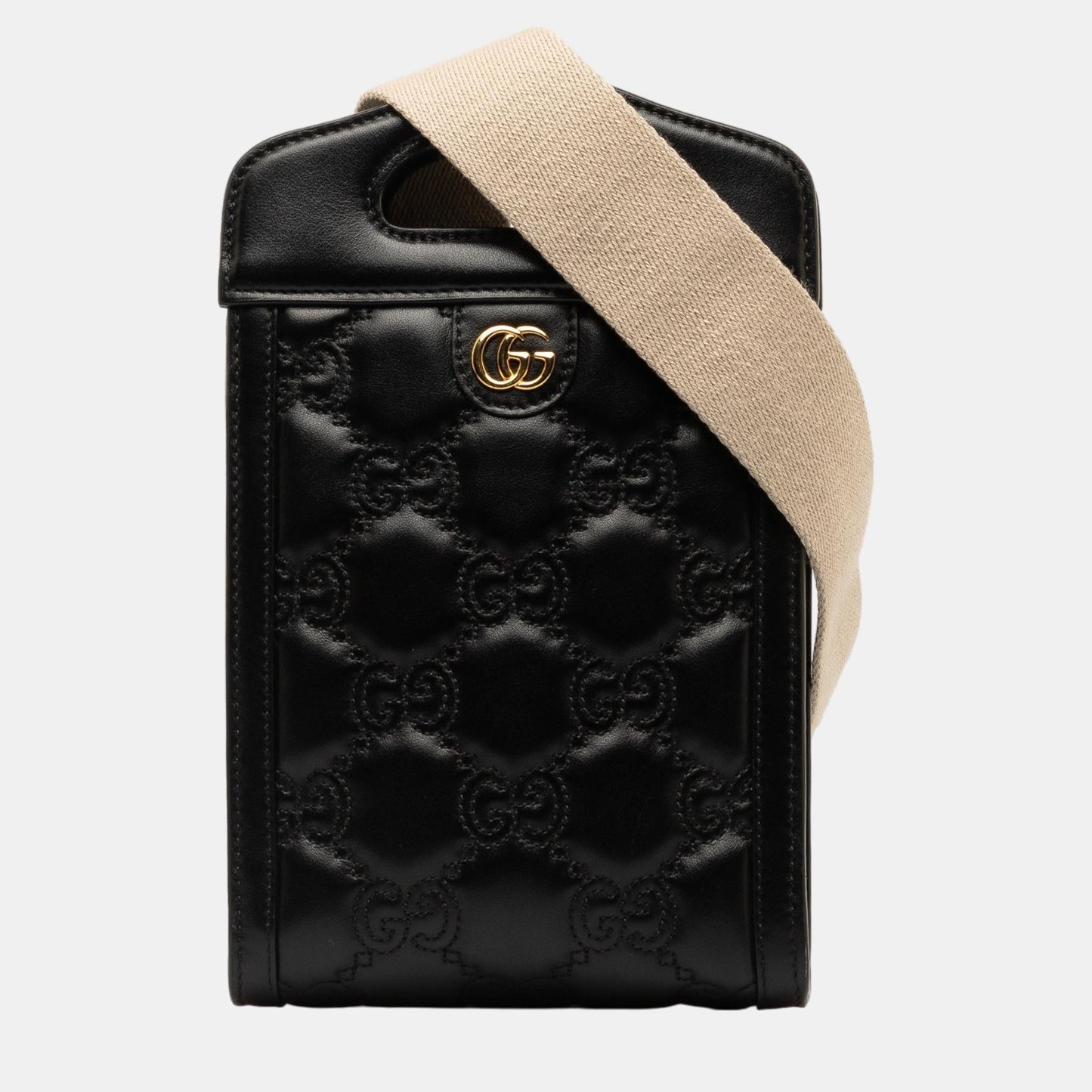 Luxury Gucci Trending 2025 Black GG Matelasse Mini Bag