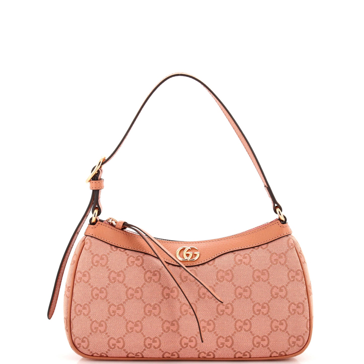 Luxury Gucci Trending 2025 Ophidia Zip Pochette Shoulder Bag GG Canvas Small