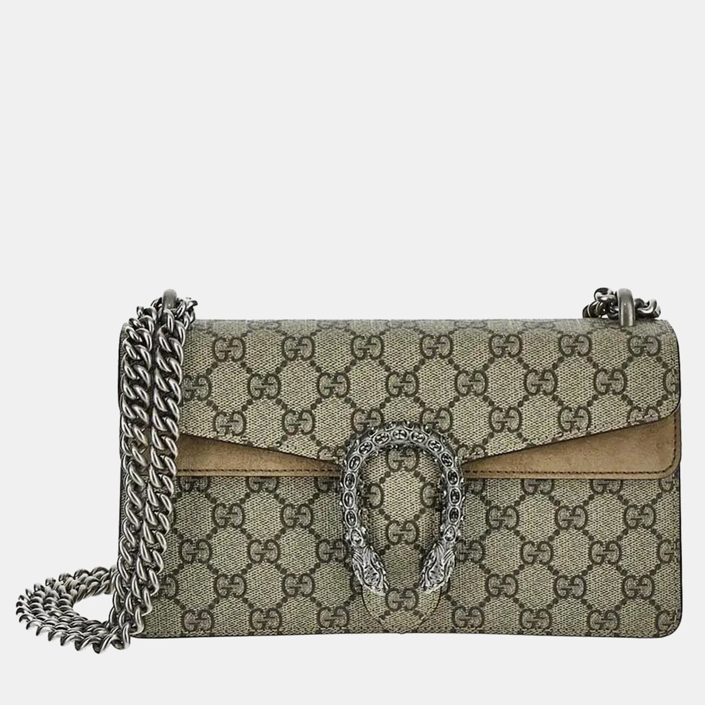 Luxury Gucci Trending 2025 Beige Dionysus GG Small Shoulder Bag