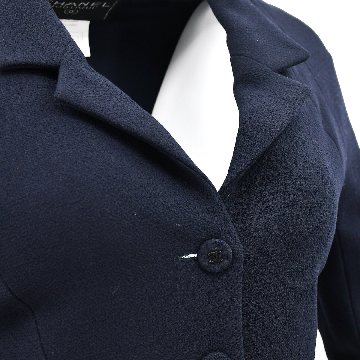 Luxury Chanel Jacket Navy 97A #38