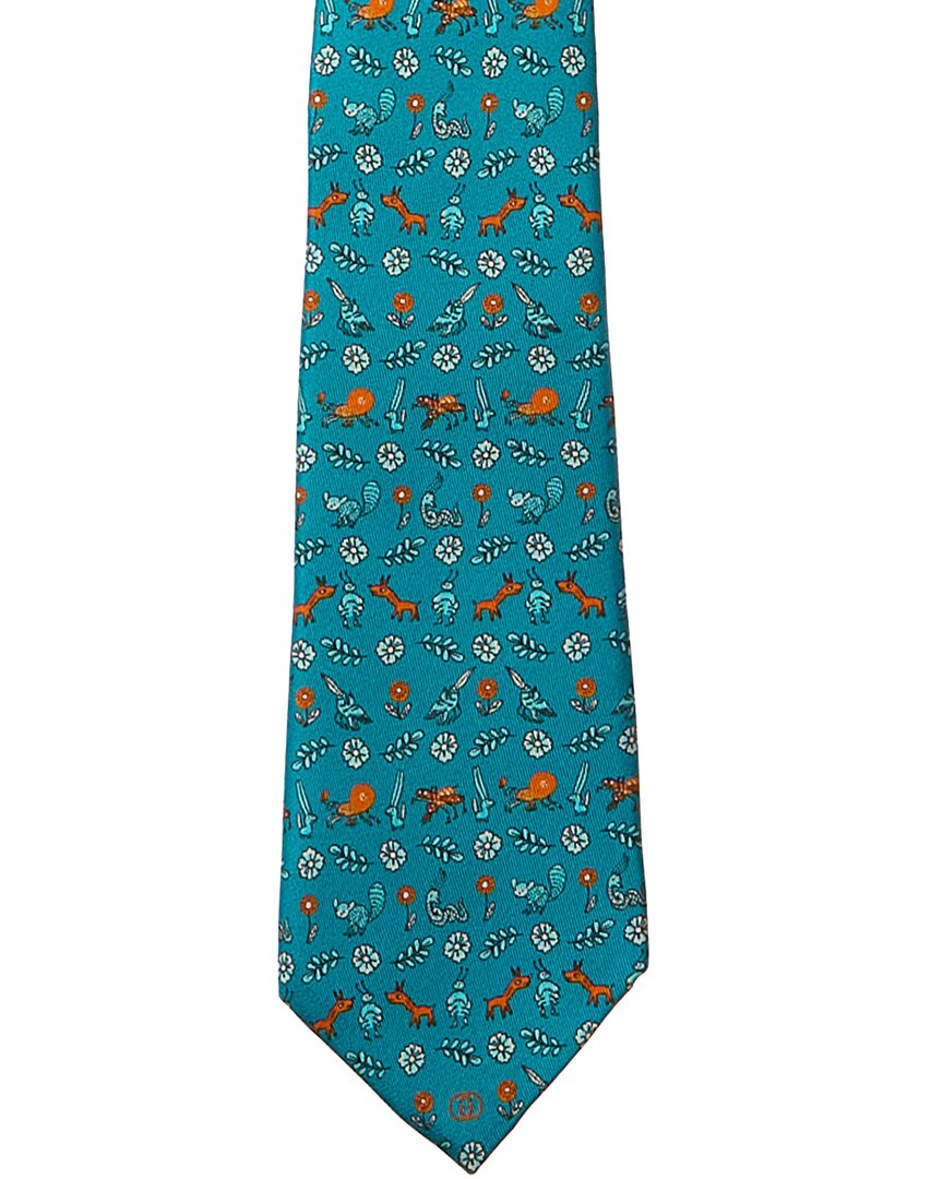 Gucci Freya Hartas Silk Tie