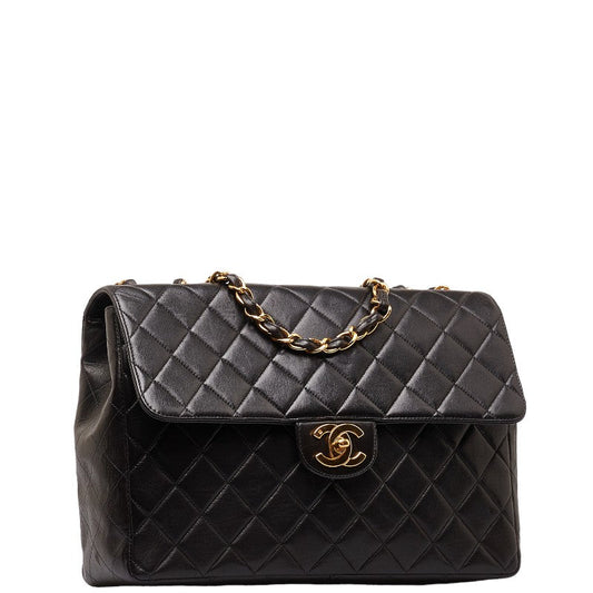 Chanel Matrases Chain Coke Chain Shoulder Bag Black G Leather Chanel