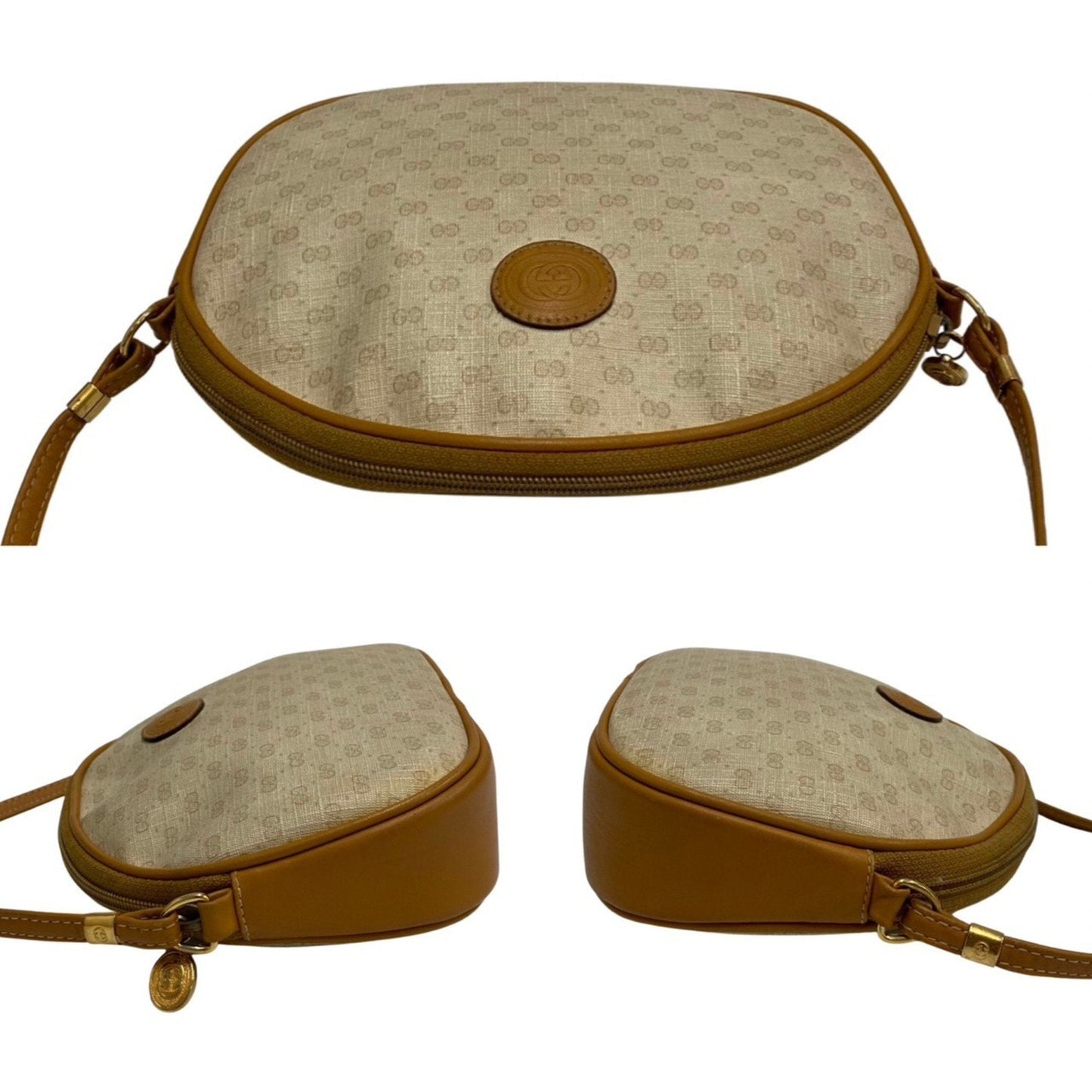 Luxury Gucci Trending 2025 Micro Small Gg Canvas Canvas Shoulder Bag ()