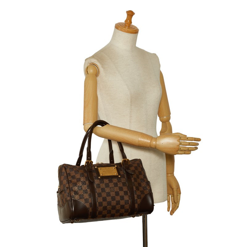 Louis Vuitton Damier Berkeley Handbag N52000 Eve Brown PVC Leather Louis Vuitton