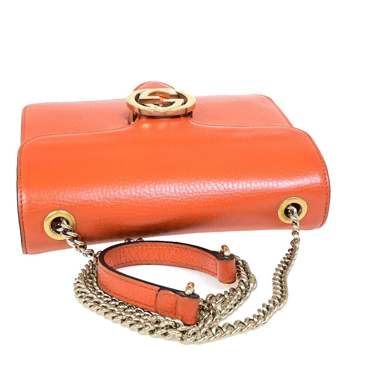 Luxury Gucci Trending 2025 Interlocking G Leather Shoulder Bag ()