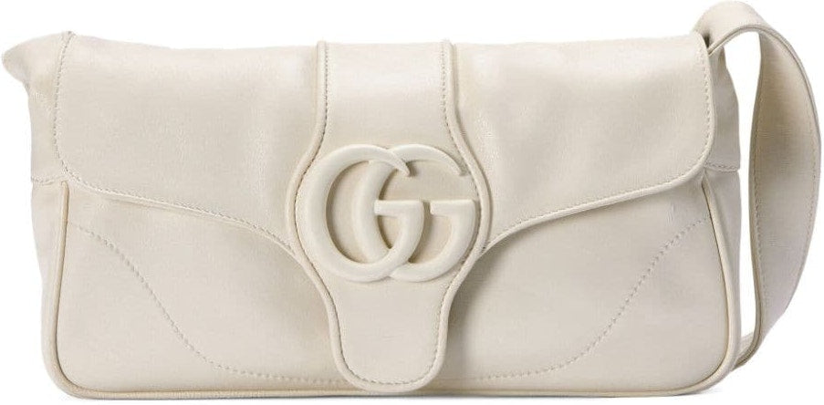 Luxury Gucci Trending 2025 Women's Aphrodite Leather Shoulder Bag in White | 767226AACZY Color 9022