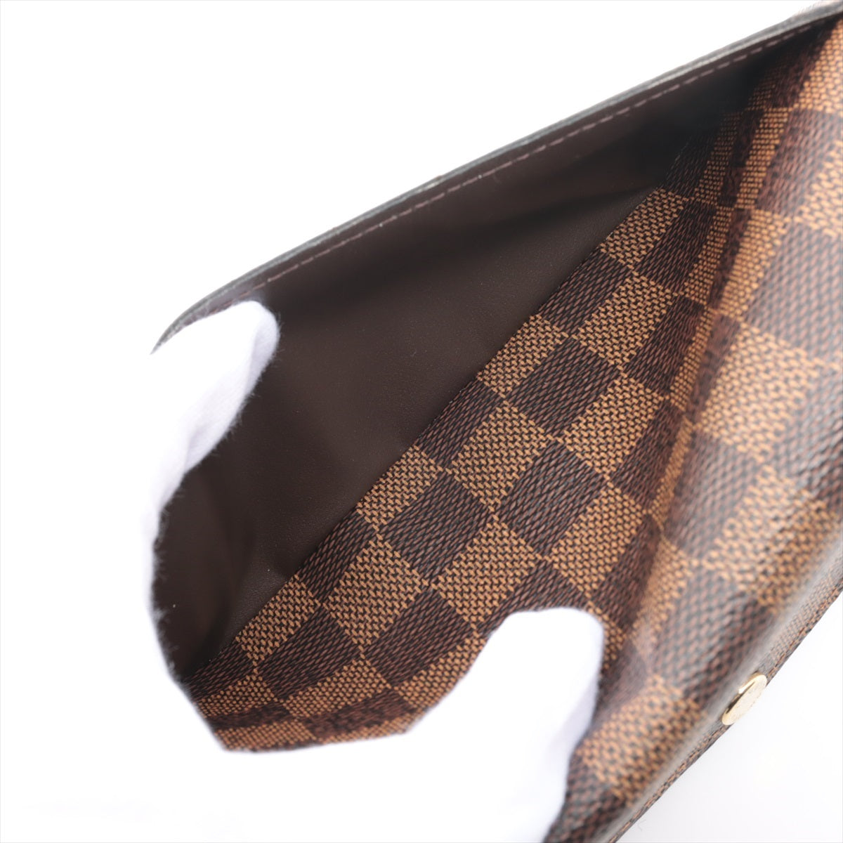 Louis Vuitton Damier Portfoliosara N63209 Brown Wallet