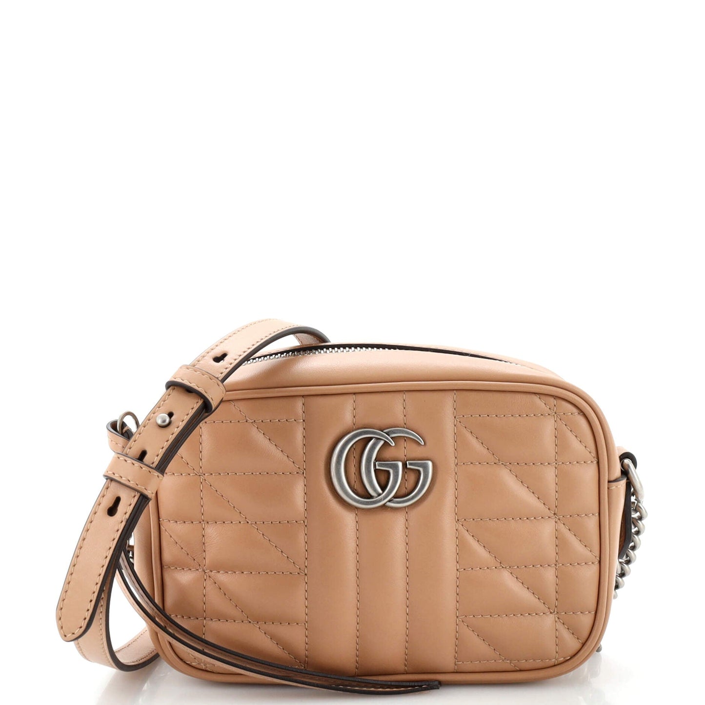 Luxury Gucci Trending 2025 GG Marmont Shoulder Bag Mixed Matelasse Leather Mini