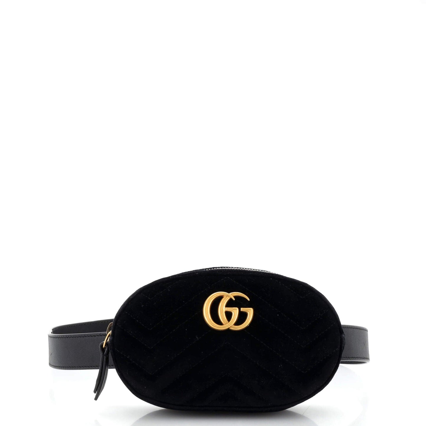 Luxury Gucci Trending 2025 GG Marmont Belt Bag Matelasse Velvet