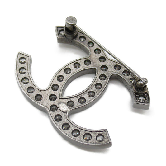Chanel Chanel Coco Brooch Brochure Accessories Strass Black/Clear