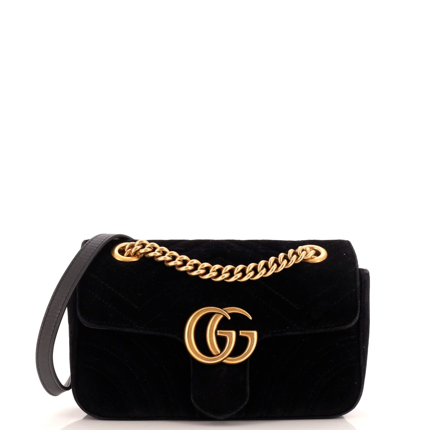Luxury Gucci Trending 2025 GG Marmont Flap Bag Matelasse Velvet Mini