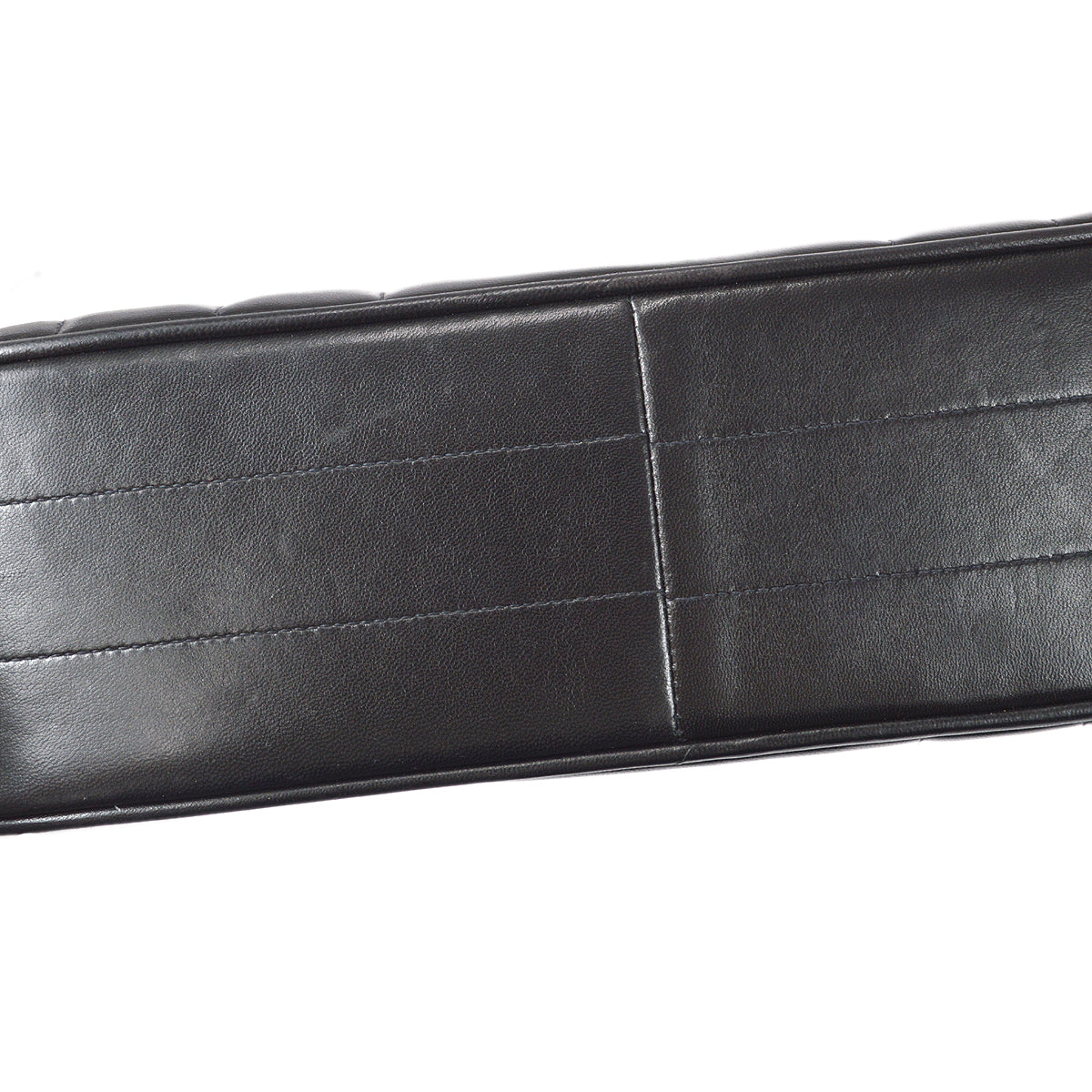 Luxury Chanel 1994-1996 Vertical Stith Top Handle Bag Black Lambskin