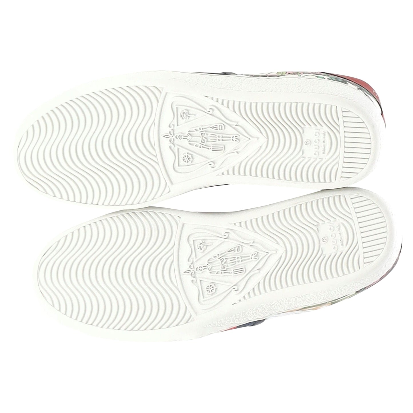 Luxury Gucci Trending 2025 Floral Snake Ace Sneakers in Multicolor Leather