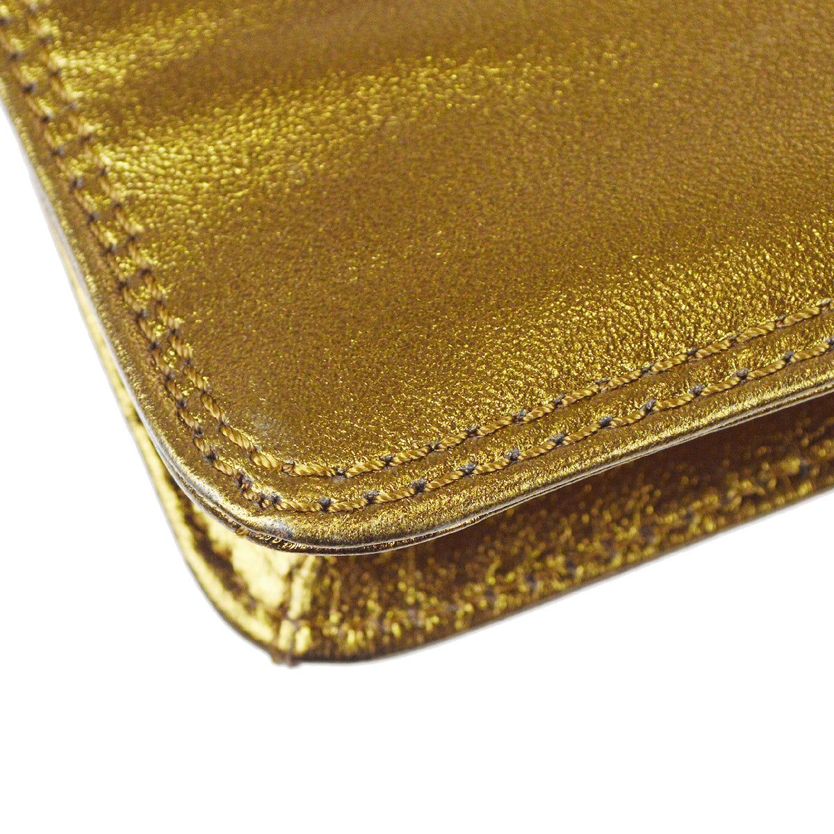 Luxury Chanel 2000 Shoulder Bag Bronze Lambskin