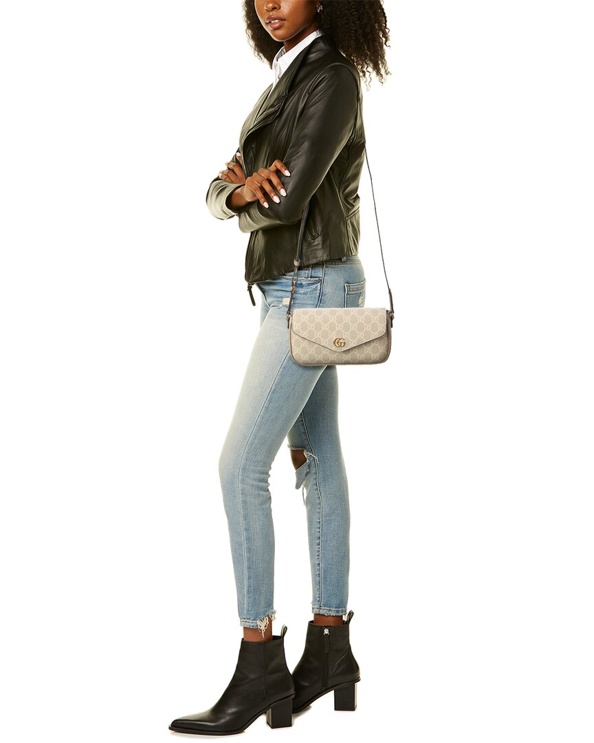 Gucci Ophidia Mini GG Supreme Canvas & Leather Shoulder Bag