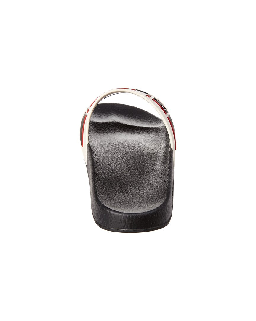 Luxury Gucci Trending 2025 Logo Stripe Rubber Slide